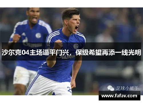 沙尔克04主场逼平门兴，保级希望再添一线光明